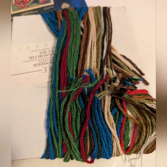 Sunset Needlepoint Kit with Raccoon Design - Picture 2 of 5